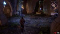 Continue into the temple to find a gear chest.