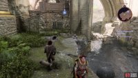 Go under the bridge to find a ladder leading to a small chest.
