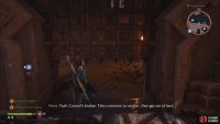 Use the lever on the northern gate.