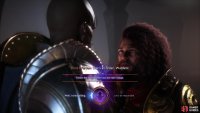 then choose to either hit or talk the First Warden down.