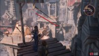 From The Garden Tavern, exit outside and take the Zipline west.