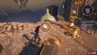 Now, place the Power Crystal onto the relic device to power it up.