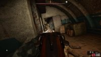 A Shotgun is useful in the early stages of the escape.