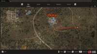 Follow the eastern path from Slag Heap to find the Power Transmission Stash.