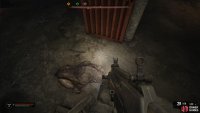 Use the crates in the center of the room to get a height advantage on the Chimera, and it won’t be able to hit you.
