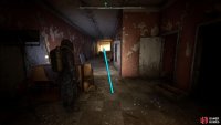 From the hub, follow the hallway until you reach the stairs.
