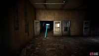 Go through the northwestern hallway into the blue room.