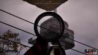 Foma will shoot at you from atop the tower.