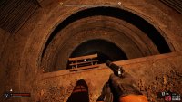 Take the ladders and stairs down until you reach the bottom.