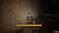 Follow the hallway, go through the door, and deal with the Bravo Team member how you see fit.