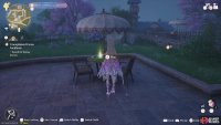 You can find it on the table in the garden.