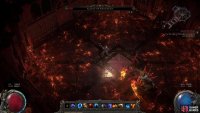 spreading cinders until the only safe patch of ground is in the center of the room!