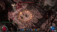 a ring will then charge up around the sword, blasting the area not affected by the initial AoE - get near the sword after dodging it to avoid the secondary explosion!