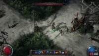 Rootdredge can also throw a trio of necrotic orbs at you, and even whack you with its staff if you get too close - these attacks are of dubious value to your foe,, however.