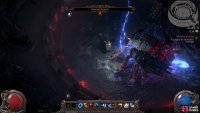 The Thunder Beam attack produce a small blue circle that unleashes numerous lighting bolts within it.