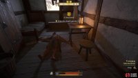 Place the drunk men into the room upstairs