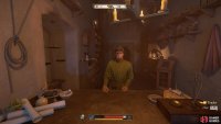 Enter the shop and speak to the Trader to purchase both the Potion and the recipe.