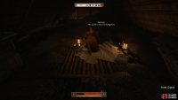 Find Hans upstairs in the barn, who will give you some useful information.