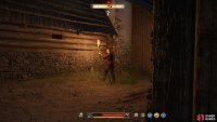 When you head to the alley leading to the tavern, watch out for two guards that can patrol here.
