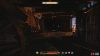 Then drop down and throw a rock to distract this guard.