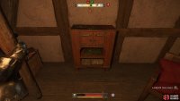 Lockpick this cabinet of the third floor of the bathhouse