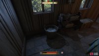 and then sprinkle it on the basket on the second floor of the bathhouse
