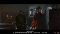 while his right-hand man, Gnarly, expresses the practical concern of getting Henry a mount.