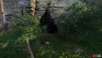 and loot a chest hidden in a cave,