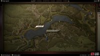 Find an Enemy Camp along the western edge of Rocktower Pond,