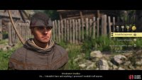 Pass a Speech check when talking to Woodcutter Dushko to get some critical information about Pavlena,