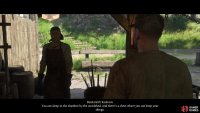 You’ll regain access to a bed by talking to the blacksmith or the miller during “Wedding Crashers”,