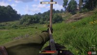 Sneak up on game and shoot them in the flank,