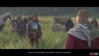 A cutscene showing the negotiations between Jan and Laszlo