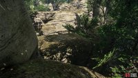 Jump across a boulder,