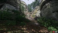 ascend a slope to the north,
