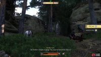 You will find some knights on your return to the hermit.
