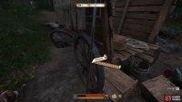 Along with a Halberd near the cart.
