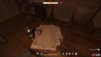 Head back to the other tower and follow Godwin to von Bergow’s study to find the orders.