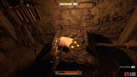 Blow the piece of metal until it gets a golden color. Now, bang the metal evenly until Henry tells you it&rsquo;s done.
