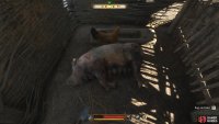 Take both pigs to the wagon. You&rsquo;ll find them in the barn at the end of the path.