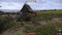 Head to the local farm here to spot some villagers shouting.