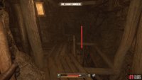 At the end of the tunnel, you’ll find a ladder leading down to the depths.