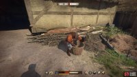 Speak to the cowering Volkmar by the water tub.