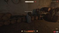 You’ll find Agnes sitting on the keg, upset.