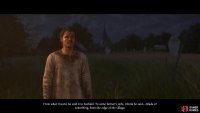 Follow Hensel out of the camp and speak to him when you’re in the clear.