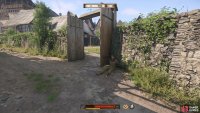 Go through the wooden doors and wait until 5 in the morning.