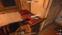 Go up the stairs and into the room to find Rosa&rsquo;s book, near the window.