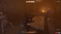 Head inside and speak to Chenyek, who can be found sitting at the table.