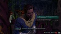 Give Caedmon a healing potion to treat him.