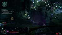 Hop into the hole to progress the questline.